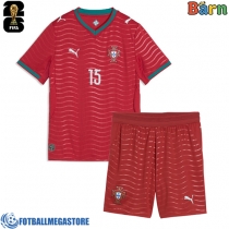 Fotballdrakt Barn Portugal Joao Neves #15 Hjemmedraktsett VM 2026 Kortermet (+ Korte bukser)